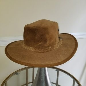 Barmah Australia Squashy Suede Hat